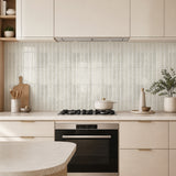 Greige Linear Mosaic