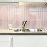 Dusty Rose Linear Mosaic