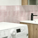 Dusty Rose Linear Mosaic