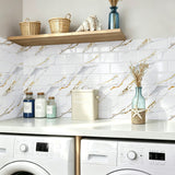 Calacatta Gold Marble Subway
