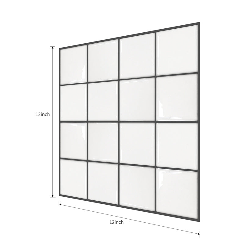 MT1012 - Checkered Peel And Stick Backsplash Tile , 12" x 12" Tile