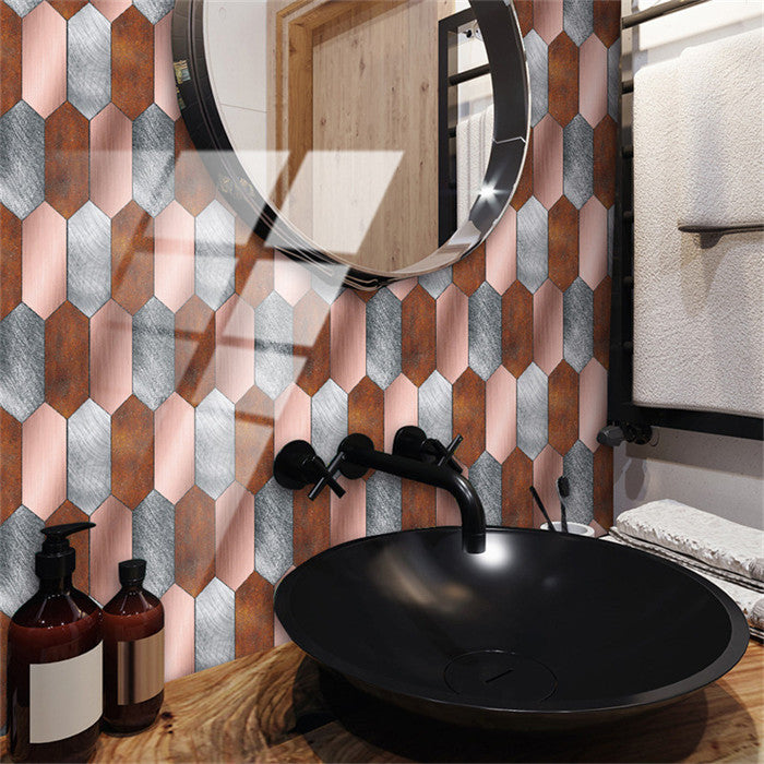 Hexagon Peel and Stick Wall Tiles Sticker