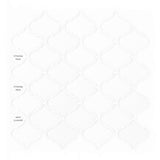 MT1154 - Reticulated Peel And Stick Backsplash Tile , 12" x 12" Tile