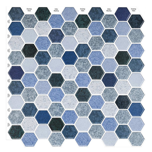 MT1165 - Regular hexagon Peel And Stick Backsplash Tile , 12" x 12" Tile