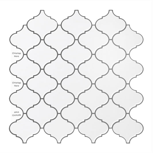 MT1046 - Reticulated Peel And Stick Backsplash Tile , 12" x 12" Tile