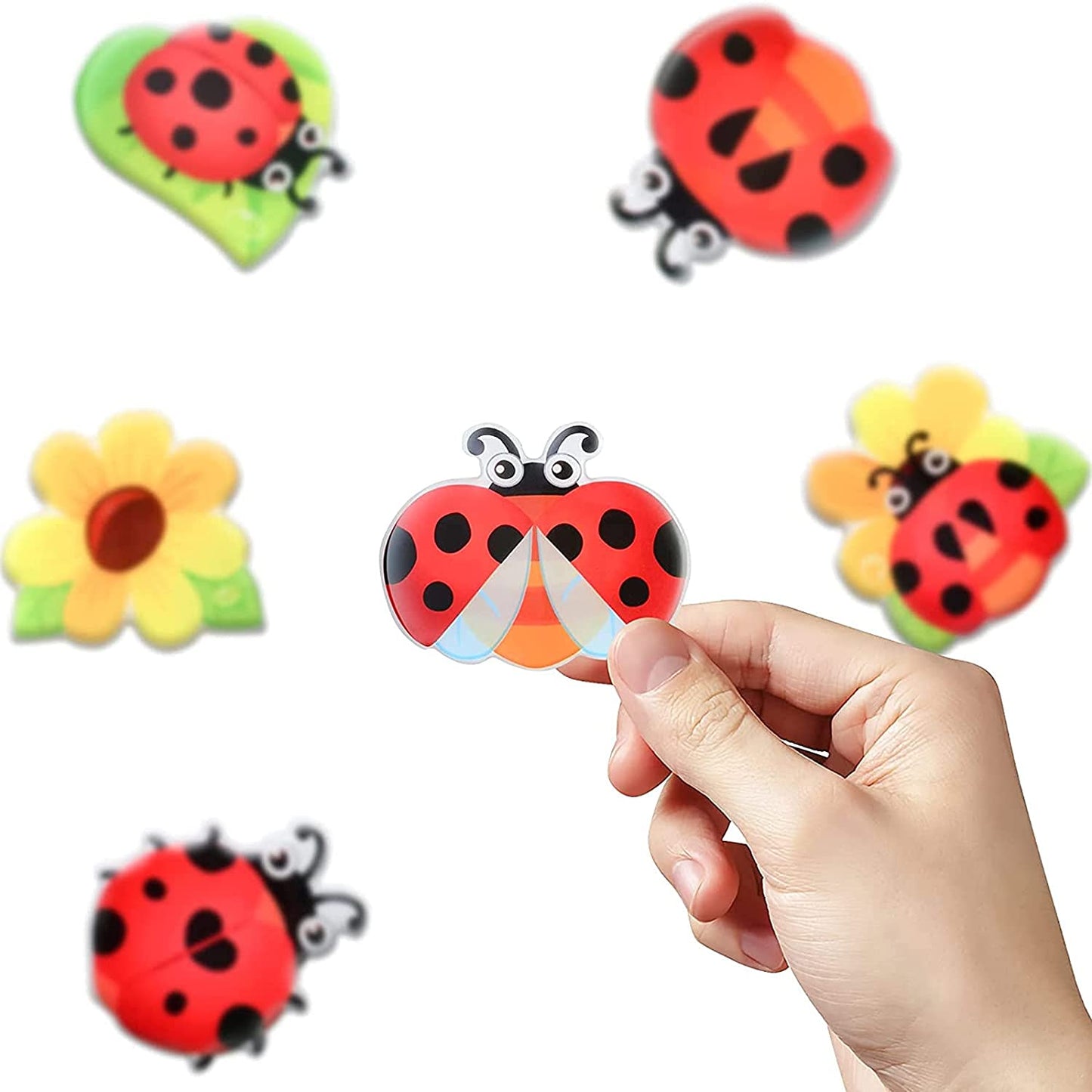 MORCART Ladybug Refrigerator Magnets