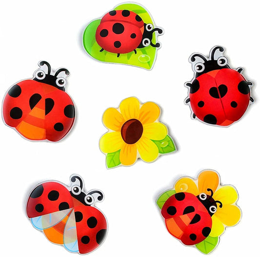 MORCART Ladybug Refrigerator Magnets