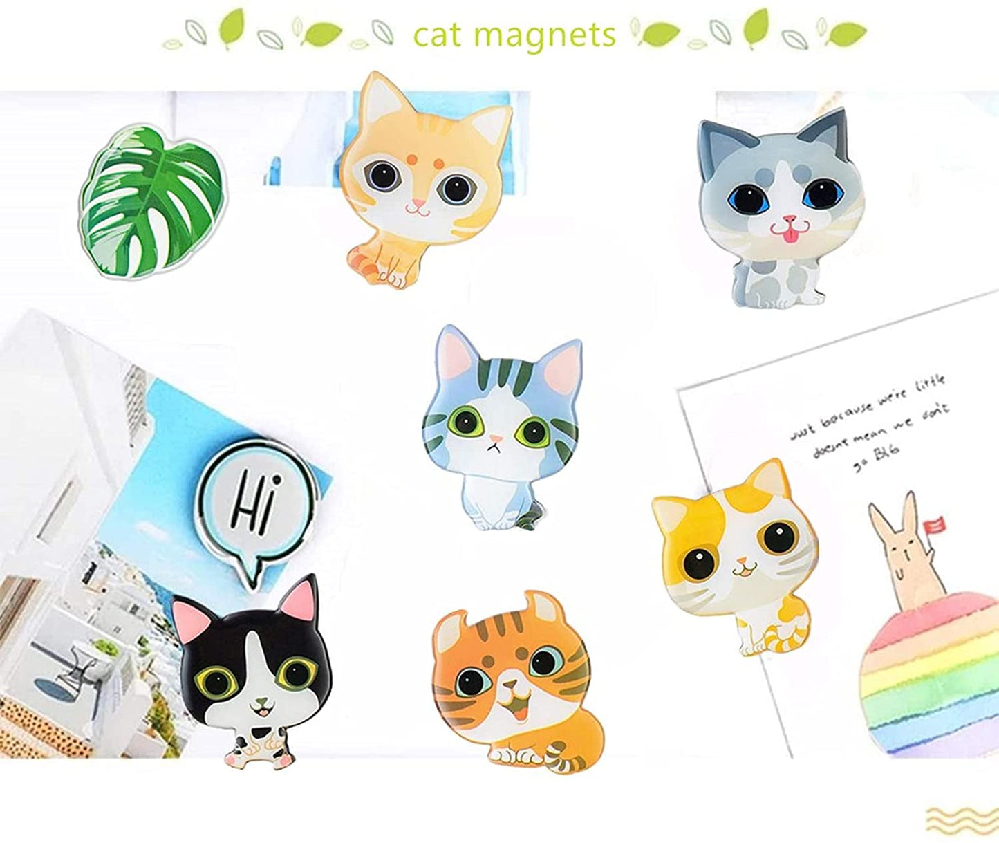 MORCART Cats Refrigerator Magnets