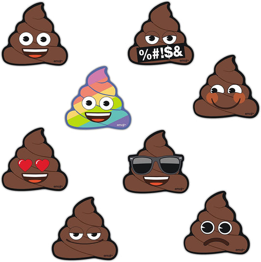 MORCART Poop Emoji Refrigerator Magnets