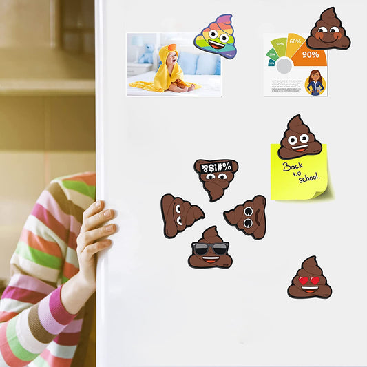 MORCART Poop Emoji Refrigerator Magnets