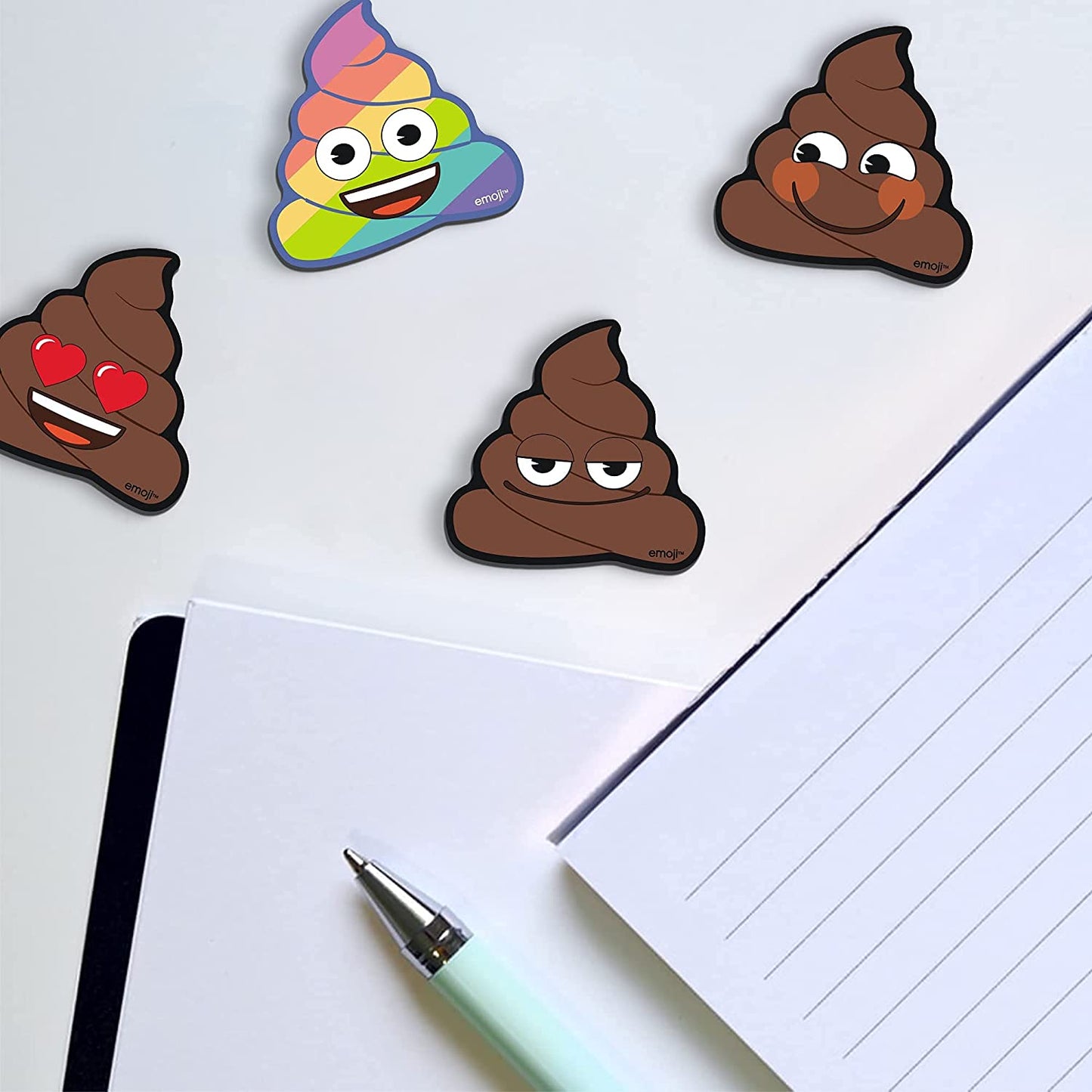 MORCART Poop Emoji Refrigerator Magnets