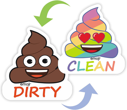 MORCART Poop Emoji Clean Dirty Dishwasher Magnet