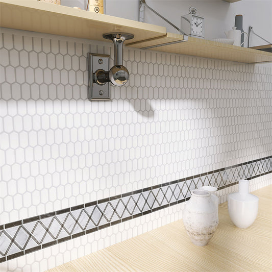MT1082 - Peel and Stick Backsplash Tile Borders , 12" x 10" Tile