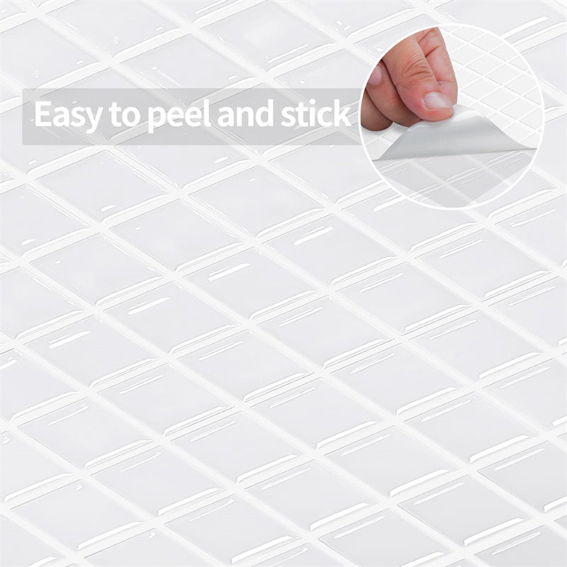 MT1075 - Checkered Peel And Stick Backsplash Tile , 12" x 12" Tile