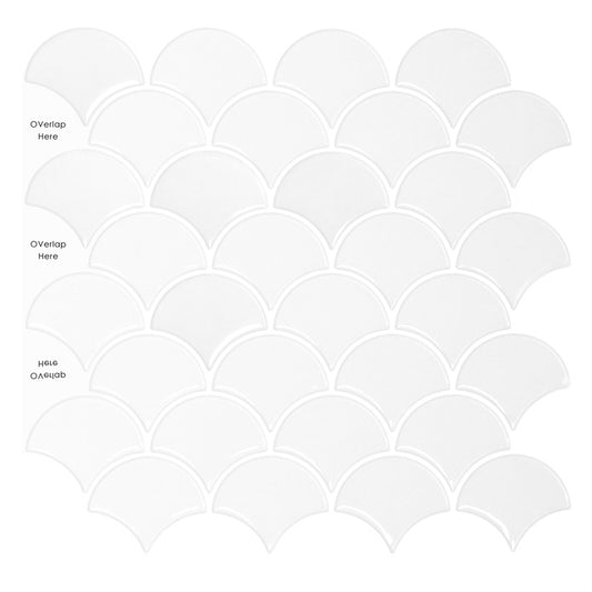 MT1155 - Scaly Peel And Stick Backsplash Tile , 12" x 12" Tile