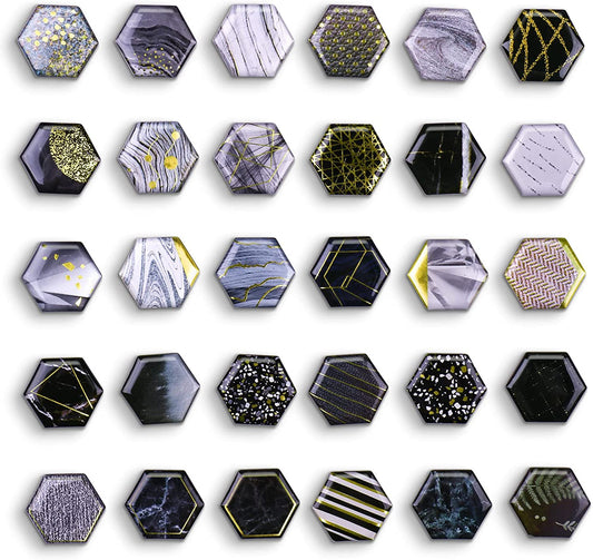 MORCART 30pcs Whiteboard Decorative  Fridge Magnets