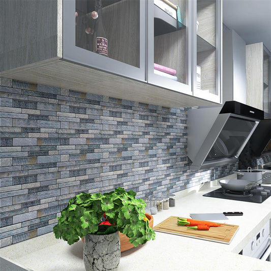 MT1174 - Oblong Walltiles Peel And Stick Backsplash Tile , 12" x 12" Marble Tile