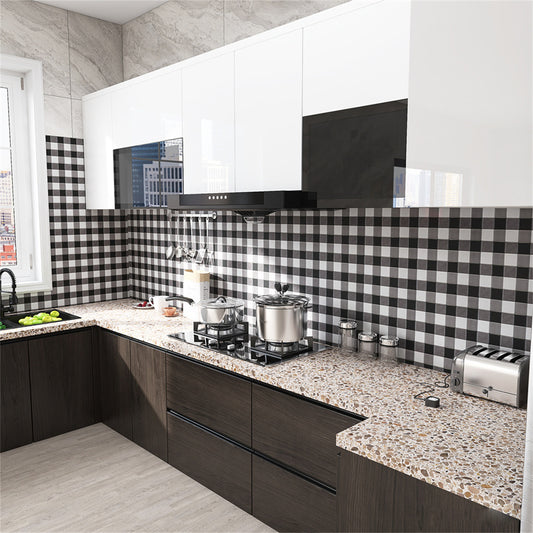 MT1183 - Checkered Peel And Stick Backsplash Tile , 12" x 12" Tile